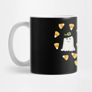 Halloween Heart Black Cat Ghost Candy Mug